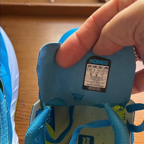 Hoka Teal and White Athletic Shoes - Picture 4 of 7